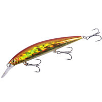Leurre crankbait minnow coulant à corps rigide longue portée, effet laser, en ABS, idéal pour le brochet à gueule large