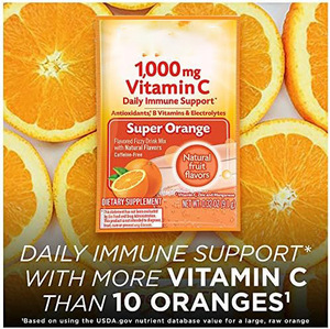 Siêu cam 1000mg Vitamin C bột chất điện bổ sung chế độ ăn uống cho người lớn - Product Image 2