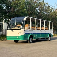 Mini navette touristique électrique d'usine à bas prix pour les visites touristiques et le parc d'attractions Conception ouverte à piles