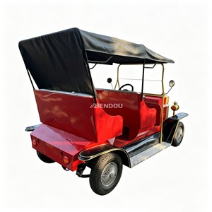Tuk Tuk Retro de Doble Fila/Autobús Turístico para Hoteles y Resorts/Carrito de Golf con Certificación CE - Product Image 5
