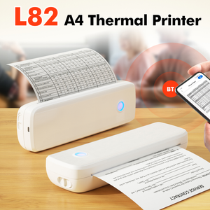 طابعة محمولة حرارية LUCK JINGLE A80 بدقة 304 نقطة في البوصة لطباعة A4 لنظامي ويندوز وآي أو إس - متوفرة مع ضمان لمدة سنة - Product Image 6