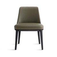 Nouvelle chaise de salle à manger en bois massif avec dossier, design haut de gamme, chaise de restaurant, luxe léger, moderne, simple, rétro