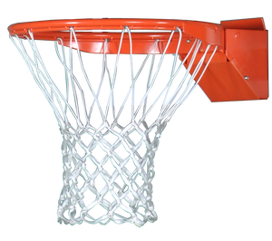 Aro de Baloncesto Flexible de Alta Calidad de Fábrica, Revestimiento de Polvo Naranja, Red de Nailon Resistente de 18 Pulgadas de Diámetro - Product Image 4