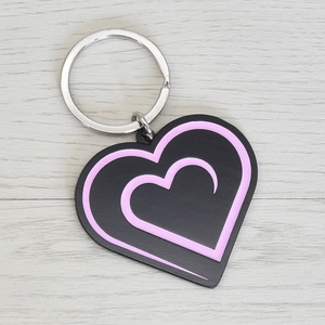 Biểu Tượng Tùy Chỉnh Mềm Cứng Men Keychain Cá Nhân Tim Móc Khóa Kim Loại Móc Chìa Khóa Cho Quà Tặng Lưu Niệm - Product Image 6