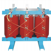 Transformateur de puissance à retour de charge en plastique 3 phases 50/60Hz 10/11 kV, type sec, bobinage en cuivre pour bobine circulaire 100 kVA jusqu'à 2500 kVA