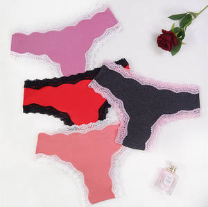 Culottes sans couture slip sous-vêtements culotte Bragas <span class=keywords><strong>Tanga</strong></span> De Encaje t-back tongs Sexy sous-vêtements en dentelle grande taille culotte - Product Image 3