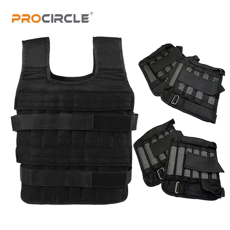 WT8017 Adjustable Weighted Vest Workout Training Fitness Weighted Jacket And Arms And Legs