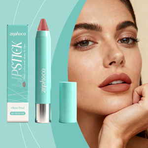 Lápiz Labial Suave Rejuvenecedor Rosa Palo, Labial Mate con Acabado Aéreo, Color Atmosférico, Color Claro, Larga Duración - Product Image 1