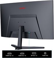 Moniteur de jeu PC incurvé Koorui 27E6CA, prix direct usine, 27 pouces, Full HD, 180 Hz, moniteur d'ordinateur de bureau pour les joueurs et l'utilisation au bureau