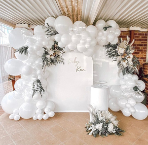 Di alta qualità 5/10/18/36/40 pollici in lattice naturale palloncino bianco puro Kit decorazione del partito per il <span class=keywords><strong>compleanno</strong></span> della ragazza - Product Image 1