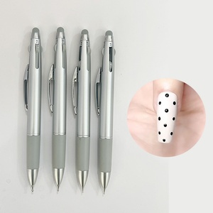 Nuevo Bolígrafo 4 en 1 con Diseño de Uñas, Bolígrafo con Diseño de Ondas, Personalización al por Mayor de Fábrica, Bolígrafo con Puntos de Diamantes de Imitación - Product Image 1