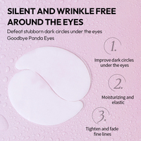 Peau sèche Rides Cernes Soins de la peau coréens Patchs pour les yeux Peptide Collagène Hydrogel Patches pour les yeux Coréen
