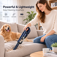 Aspirateur à main sans fil SC2107, aspirateur à main multicolores avec filtre lavable pour le nettoyage de l'intérieur de la voiture, des espaces domestiques