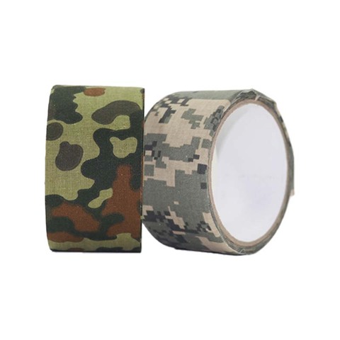Customization Printed Camouflage Duct Outdoor Camo Cloth Tape-Single Sided Waterproof Cotton Masking for Hunting Forest Tactical