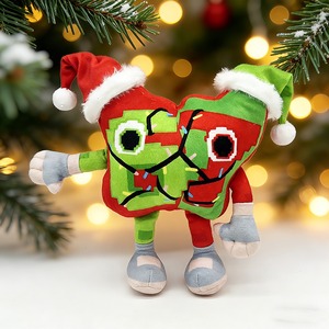 Nouveauté très demandée : Peluche douce en forme de chapeau de Noël, jouet en peluche, oreiller, rembourrage en coton PP, tailles personnalisées, décoration de Noël pour la maison - Product Image 1