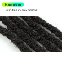 AHVAST Direttamente dalla Fabbrica Nuove Estensioni di Dreadlock in Capelli Umani Testurizzati alla Moda, Estensioni Loc Testurizzate Personalizzabili