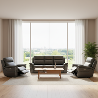 Canapé inclinable électrique avec rangement, ensemble modulaire rembourré en mousse pour home cinéma, villa, hôtel, salon