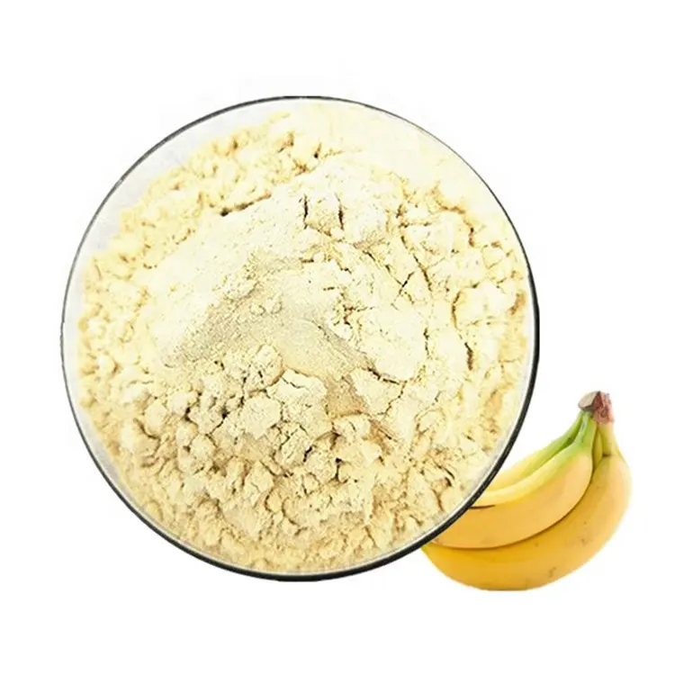 Polvo de plátano Natural a granel, polvo de plátano 100% puro, liofilizado