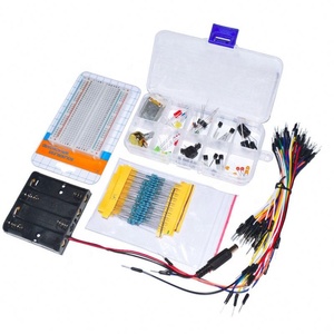 Kit de composants électroniques, kit de programmation éducatif avec fils de liaison, LED, résistances, breadboard, kit électronique DIY pour Arduino - Product Image 6