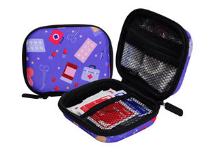 Caixa de primeiros socorros personalizada em EVA, kit de primeiros socorros vazio, sacola de viagem com malha, bolsa de cosméticos para EVA, kit de viagem - Product Image 2