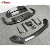 Kit de mise à niveau en fibre de carbone style W12 pour Bentley Bentayga 2016-2018 – Lèvre avant et arrière – Ajustement parfait