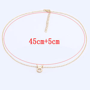 Vente en gros de chaînes en alliage Collier é<span class=keywords><strong>l</strong></span>égant avec 12 pendentifs signe du zodiaque, bijoux d'anniversaire et Lion Balance - Product Image 3