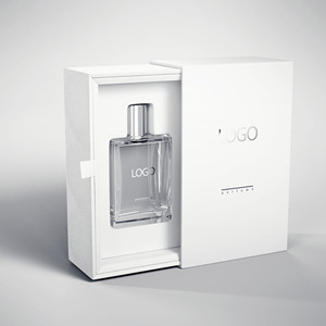 Caja de regalo de perfume deslizante de cartón de lujo con logotipo personalizado de fábrica, para botellas de vidrio de 10 ml y 50 ml, con papel de regalo. - Product Image 5