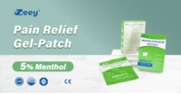 Patch de gel antidouleur au menthol 5% pour le soulagement des genoux, efficacité durable pendant 8 heures, pour l'arthrite et les douleurs articulaires, fournisseur de marque privée