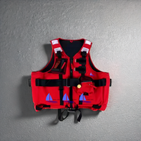Gilet de sauvetage multifonctionnel en mousse EPE et tissu Oxford avec sangles réglables 75N Flottabilité Certifié ENISO 12402 pour tous les âges
