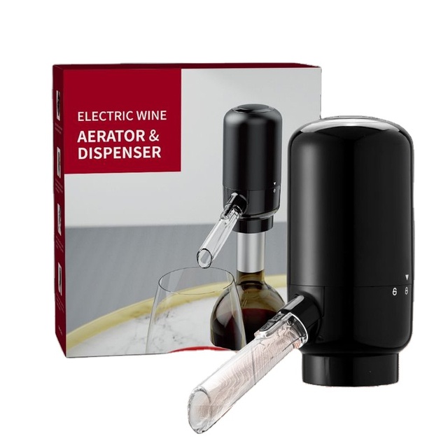 Automatic Digital Magic Decanter Set With Pour Pump Electric Wine Dispenser Aerator