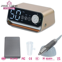 Machine à ongles électrique professionnelle portable 65W avec moteur brushless puissant, lime électrique 40000 tr/min, prise EU/US/UK/AU, pour usage en salon