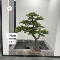 Source usine 100% fait à la main faux cèdre arbre personnalisation Oem & odm Podocarpus grand extérieur intérieur artificiel bonsaï pin