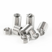 Inserts à emboîtement métriques en acier inoxydable galvanisé entièrement filetés