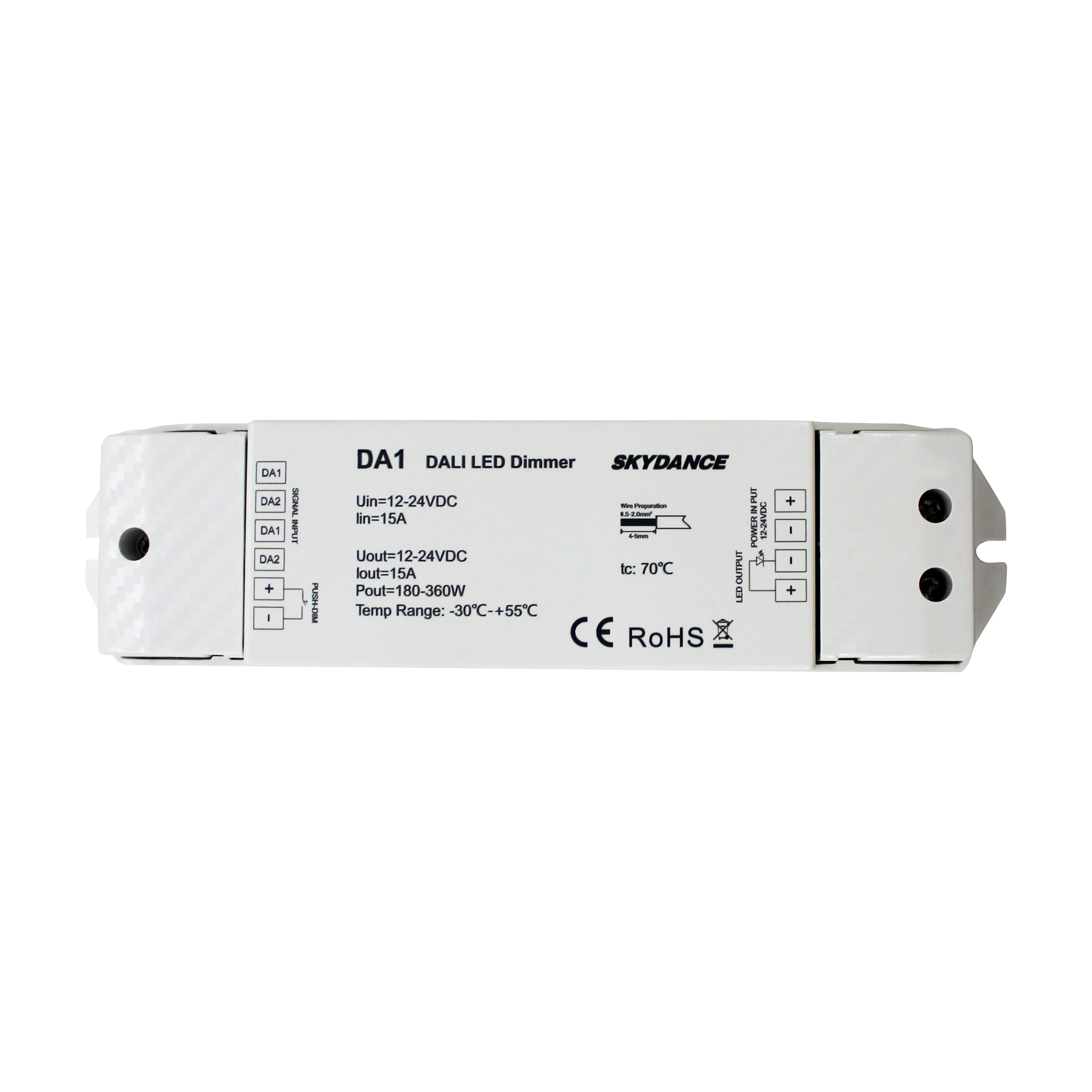 Constant Voltage Dali Led dimmer PMW Push Dim Dali dali controller 1 Channel 15A for led lighting