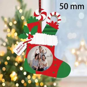 Đặt hàng số lượng lớn cá nhân giáng sinh gỗ ảnh trang trí hình ảnh khung cho Xmas cây - Product Image 5
