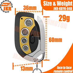 Nhà máy cung cấp 433Mhz từ xa duplicator 4-kênh keychain thiết kế tương thích với nhà để xe con lăn màn trập cổng - Product Image 2