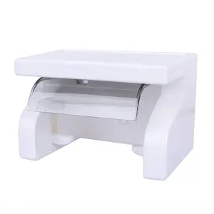 Cheap plastic wall mounted toilet roll holder Bathroom hotel hand paper towel dispenser support customized