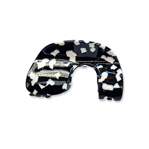 Chasesun Hair <b>Clip</b> Black White Leopard Print Gripper For Daily Use Short Hair Updo Style - Product Image 3