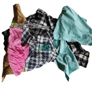 Muestra gratis 100% algodón Pintores Trapos Limpieza industrial Toallitas Tejidas Residuos textiles para limpiar - Product Image 4