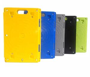 Özelleştirilmiş alüminyum alaşım dört tekerlekli mobil raf sepeti araba plastik kasa platformu ile itme çekme el arabası aracı taşıma için - Product Image 4