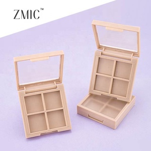 Mini <span class=keywords><strong>4</strong></span> Color Eye Shadow <span class=keywords><strong>Palette</strong></span> bán buôn trang điểm nhựa <span class=keywords><strong>Eyeshadow</strong></span> trường hợp có thể được tùy chỉnh mỹ phẩm bao bì - Product Image 3