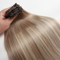 Extensions de cheveux vierges Invisible Genius Weft Balayage Ombré Double Drawn Remy 100% Cheveux Vietnamiens Direct Usine