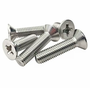 Parafuso de Cabeça Chata Cruzada Parafuso de Painel com Cabeça Rebaixada Parafuso Cruzado M4M5M6 - Product Image 3