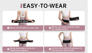 Ceinture abdominale minceur post-partum pour femmes enceintes corps respirant ceinture de correction de la hanche sacro-iliaque ceinture pelvienne pour les femmes - Product Image 6