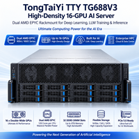 Serveur IA haute densité TongTaiYi TTY TG688V3 16 GPU, double AMD EPYC, montable en rack, pour l'apprentissage profond, la formation de LLM, l'inférence et la plateforme HPC