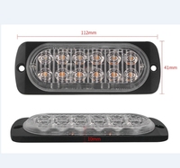 12V 24V vehículo de emergencia Led advertencia montaje en superficie luz estroboscópica