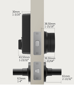 Serratura Intelligente Personalizzata per Ufficio, Ingresso Senza Chiave Sicuro, Serratura Digitale con Supporto App, Serratura Elettronica per Hotel e Casa - Product Image 5