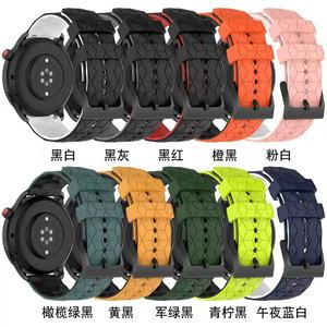Bracelet de montre en caoutchouc de sport souple 18mm 20mm 22mm pour <span class=keywords><strong>Xiaomi</strong></span> S3/2 pour <span class=keywords><strong>Huawei</strong></span> GT4/5/3 pour Garmin Venu 2/3 Bracelet de montre en silicone - Product Image 3