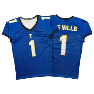 カスタムユース練習大学パーソナライズされたファンアダルトチームセット昇華中国メッシュアメリカンフットボールユニフォームジャージー - Product Image 5