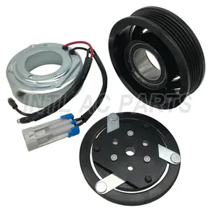 Polia de embreagem para ar condicionado automotivo, INTL-CL137 qs90, para chevrolet onix cobalt spin 1.8